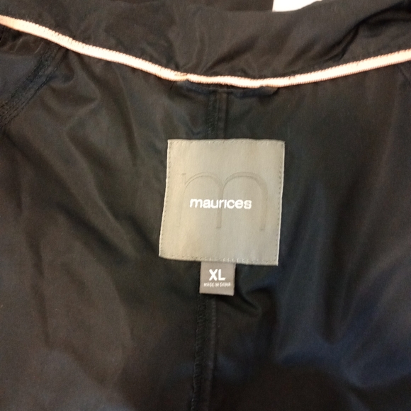 Maurices Women's Uptrail Adjustable Jacket Black XL - Picture 9 of 12